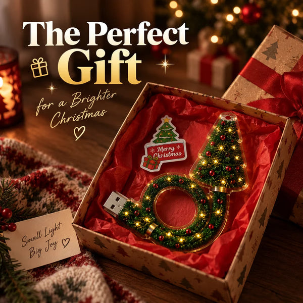 🔥 Magical Christmas Tree USB Projector Light – Festive Holiday Atmosphere Lamp