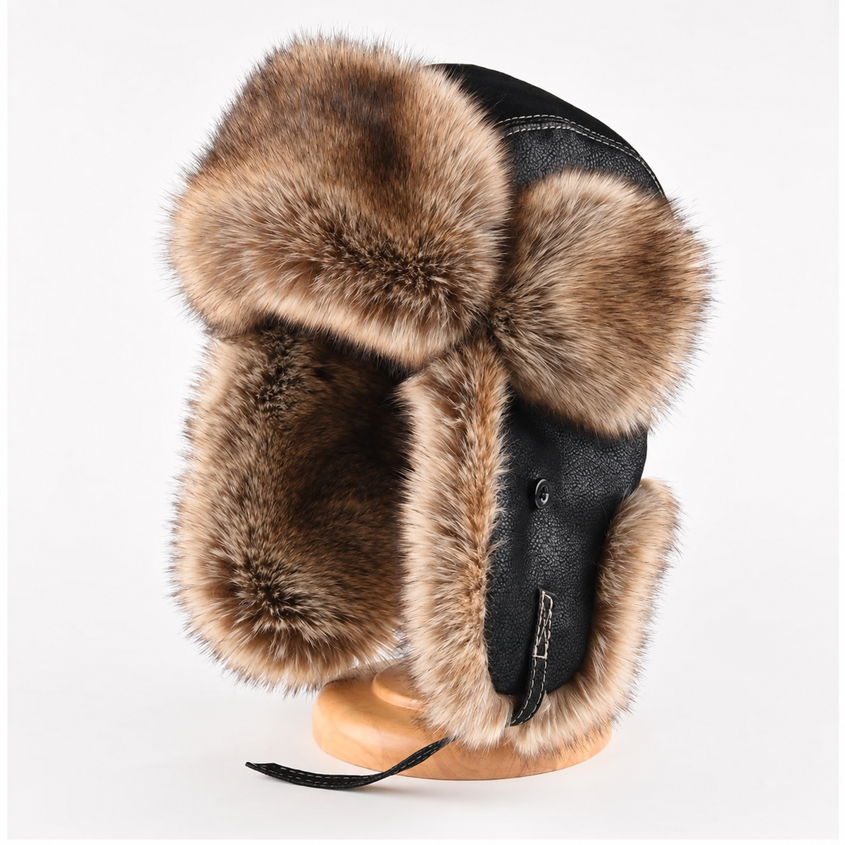 【34% OFF + FREE SHIPPING 🔥 TODAY ONLY】Vintage WWII Fur-Lined Winter Trapper Hat