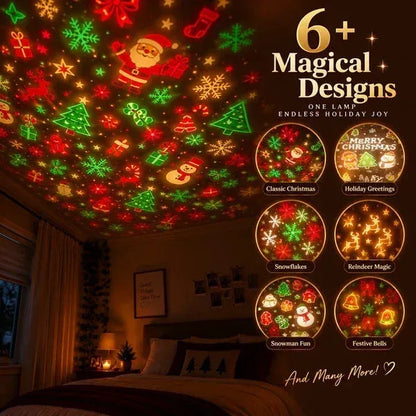 🔥 Magical Christmas Tree USB Projector Light – Festive Holiday Atmosphere Lamp