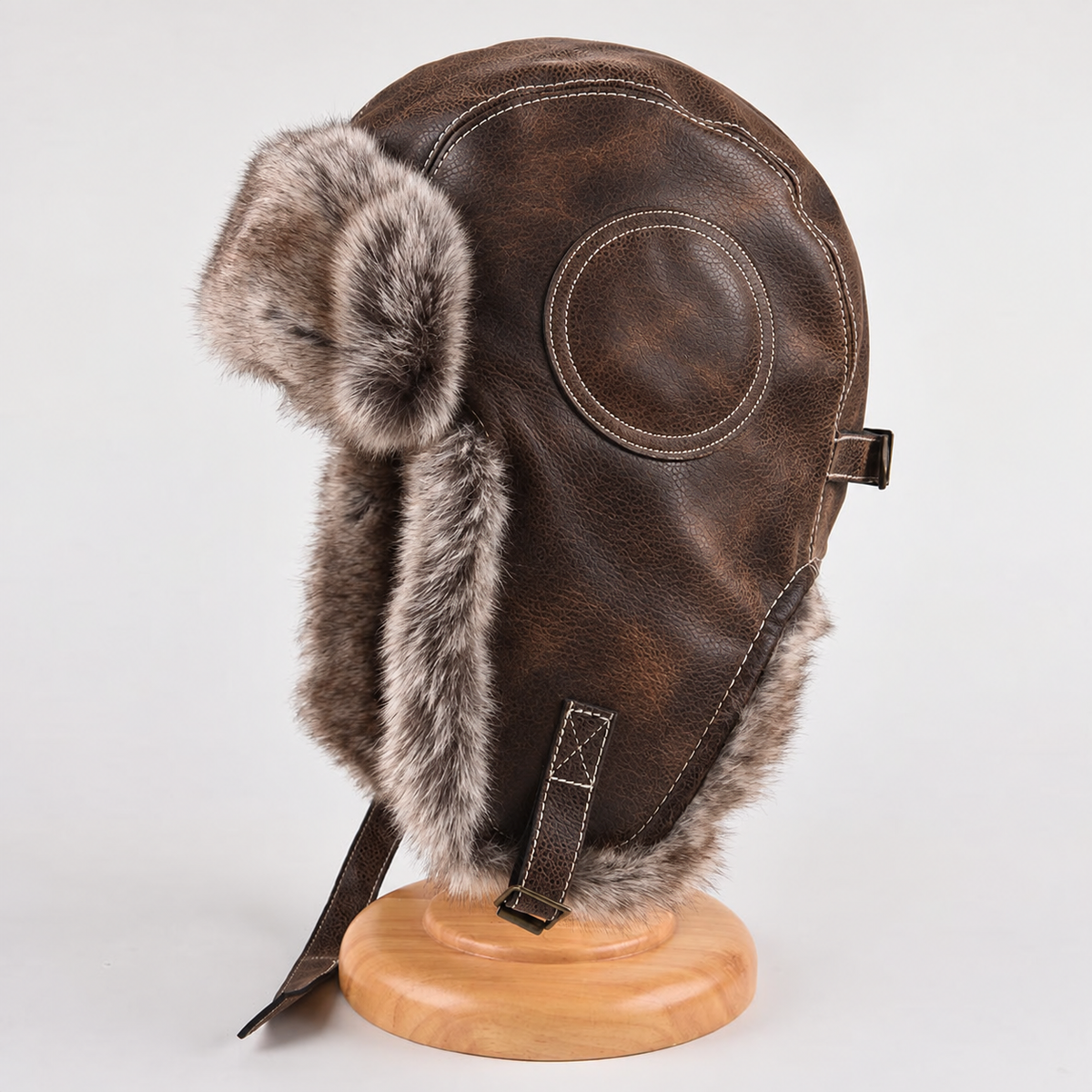 🔥 45% OFF TODAY ONLY 🔥 Vintage WWII  Fur-Lined Aviator Hat