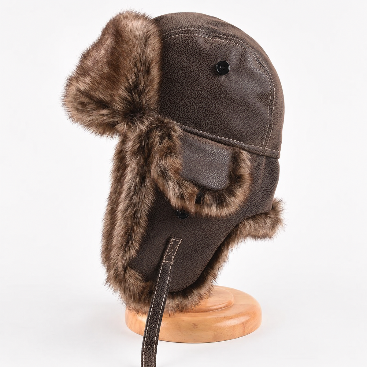 【34% OFF + FREE SHIPPING 🔥 TODAY ONLY】Vintage WWII Fur-Lined Winter Trapper Hat