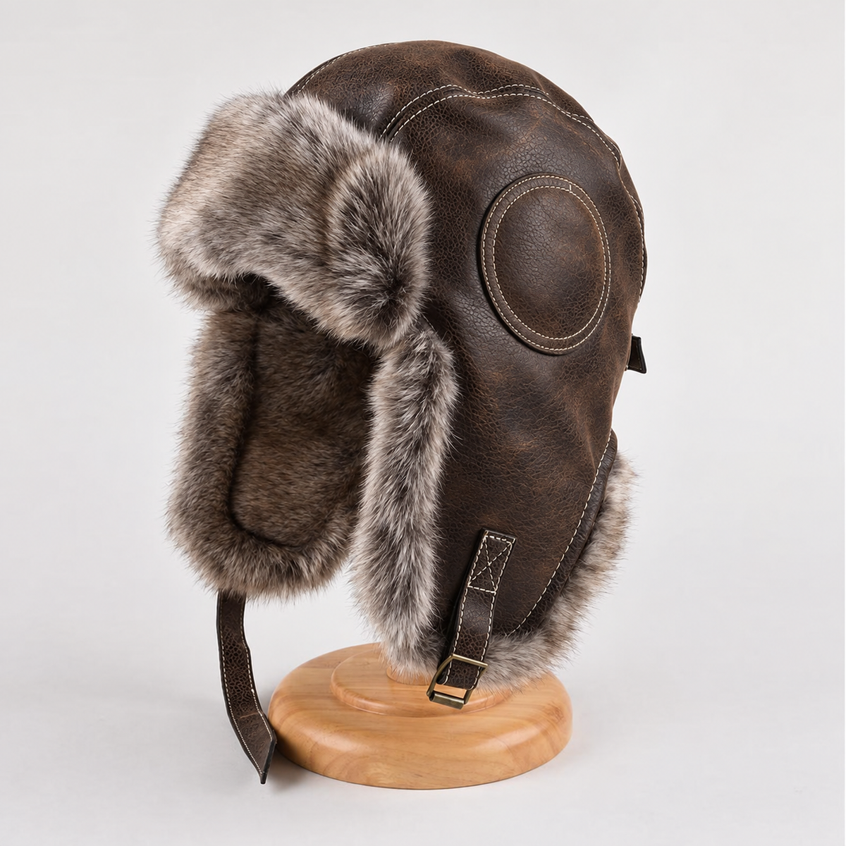🔥 45% OFF TODAY ONLY 🔥 Vintage WWII  Fur-Lined Aviator Hat