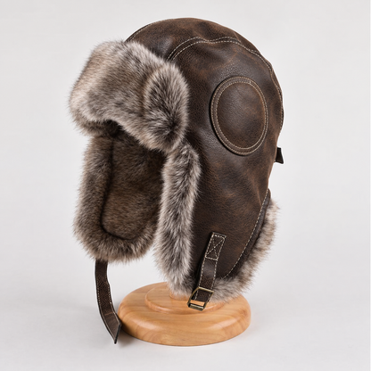 🔥 45% OFF TODAY ONLY 🔥 Vintage WWII  Fur-Lined Aviator Hat