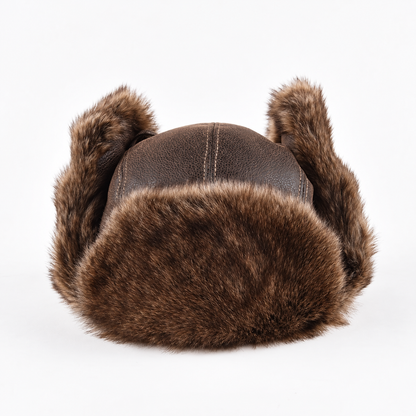 【34% OFF + FREE SHIPPING 🔥 TODAY ONLY】Vintage WWII Fur-Lined Winter Trapper Hat